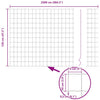Euroaita 1,2 x 25 m PVC-pintainen rauta Vihreä