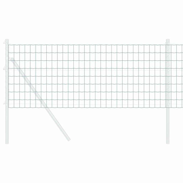 Euroaita 0,6 x 50 m PVC-pintainen rauta Vihreä