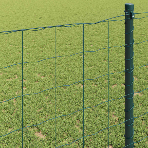 Euroaita 0,4 x 50 m PVC-pintainen rauta Vihreä