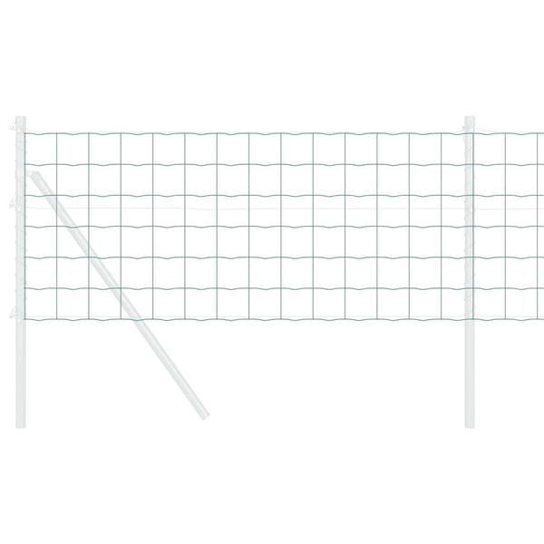 Euroaita 0,4 x 50 m PVC-pintainen rauta Vihreä