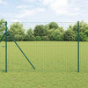 Euroaita 1,6 x 10 m PVC-pintainen rauta Vihreä