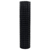 Euroaita 1,2 x 10 m PVC-pintainen rauta Harmaa