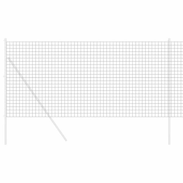 Euroaita 1,2 x 10 m PVC-pintainen rauta Harmaa