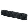 Euroaita 1,4 x 10 m PVC-pintainen rauta Harmaa