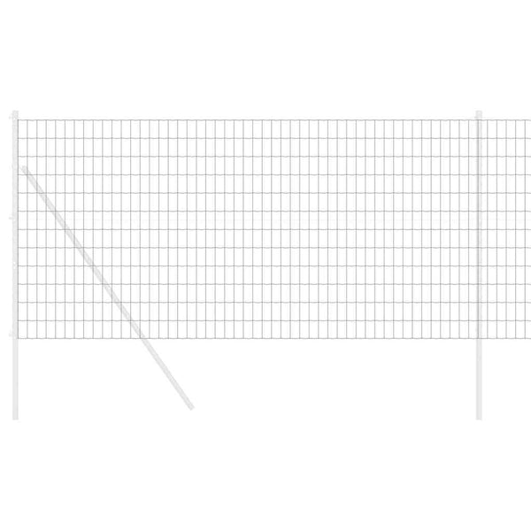 Euroaita 1,2 x 10 m PVC-pintainen rauta Harmaa