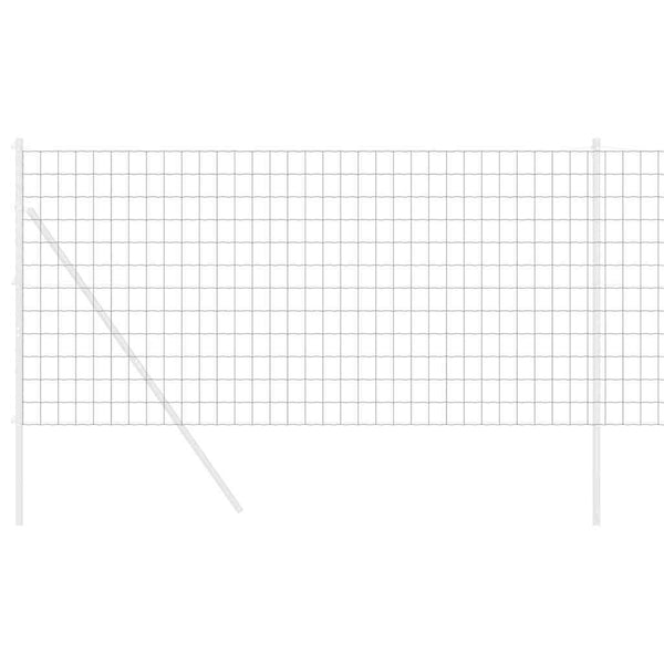 Euroaita 1 x 10 m PVC-pintainen rauta Harmaa