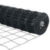 Euroaita 1,4 x 10 m PVC-pintainen rauta Harmaa
