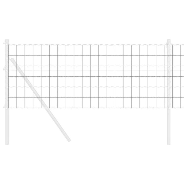 Euroaita 0,6 x 25 m PVC-pintainen rauta Harmaa
