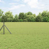 Euroaita 0,6 x 25 m PVC-pintainen rauta Harmaa