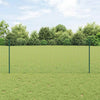 Euroaita with Post 10 x 1 m PVC-pinnoitettu teräs Vihreä Verkko