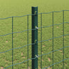 Euroaita with Post 10 x 1,2 m PVC-pinnoitettu teräs Vihreä