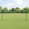 Euroaita with Post 10 x 1,2 m PVC-pinnoitettu teräs Vihreä