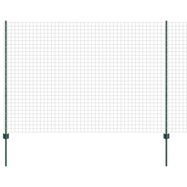 Euroaita with Post 10 x 1,6 m PVC-pinnoitettu teräs Vihreä