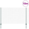 Euroaita with Post 10 x 1,6 m PVC-pinnoitettu teräs Vihreä