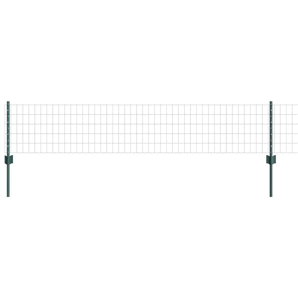 Euroaita with Post 10 x 0,4 m PVC-pinnoitettu teräs Vihreä