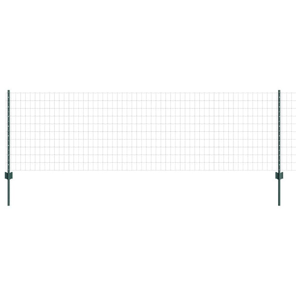 Euroaita with Post 10 x 0,8 m PVC-pinnoitettu teräs Vihreä
