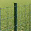 Euroaita with Post 10 x 1,2 m PVC-pinnoitettu teräs Vihreä