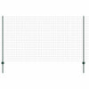 Euroaita with Post 10 x 1,4 m PVC-pinnoitettu teräs Vihreä