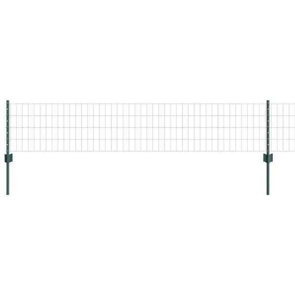 Euroaita with Post 10 x 0,4 m PVC-pinnoitettu teräs Vihreä