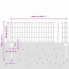 Euroaita with Post 10 x 0,4 m PVC-pinnoitettu teräs Vihreä
