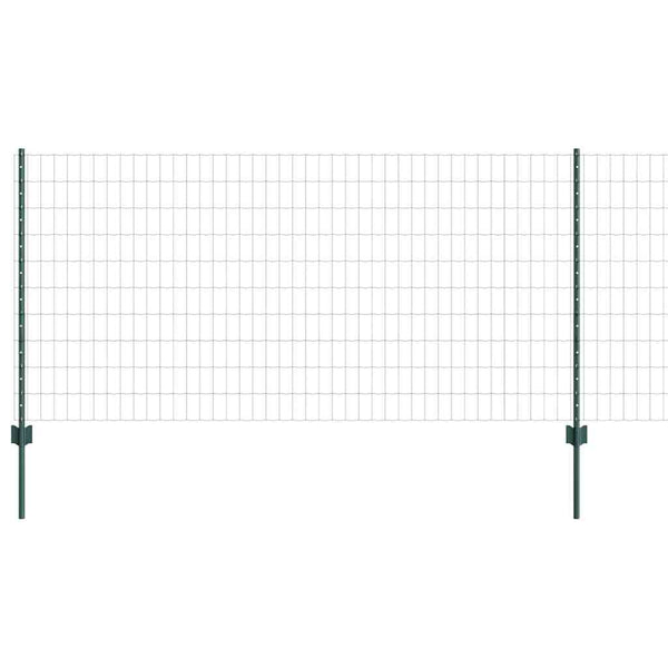 Euroaita with Post 10 x 1 m PVC-pinnoitettu teräs Vihreä Verkko