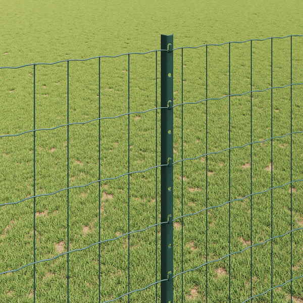 Euroaita with Post 10 x 1,6 m PVC-pinnoitettu teräs Vihreä