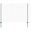 Euroaita with Post 10 x 1,6 m PVC-pinnoitettu teräs Vihreä