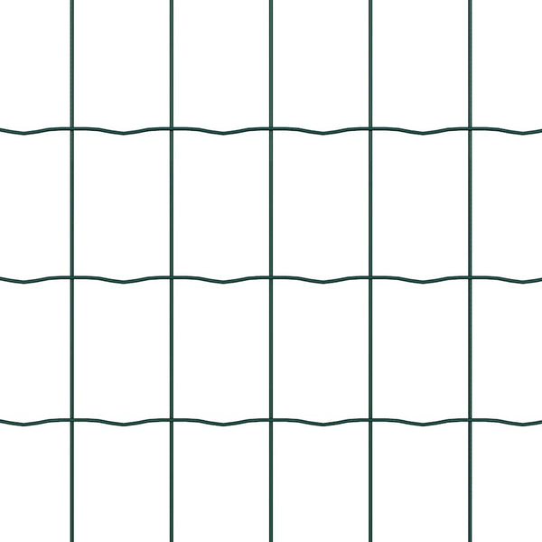 Euroaita with Post 10 x 0,6 m PVC-pinnoitettu teräs Vihreä