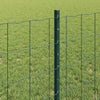 Euroaita with Post 10 x 0,8 m PVC-pinnoitettu teräs Vihreä