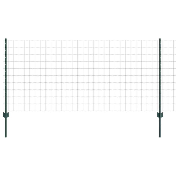 Euroaita with Post 10 x 1 m PVC-pinnoitettu teräs Vihreä Verkko