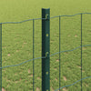 Euroaita with Post 10 x 1,2 m PVC-pinnoitettu teräs Vihreä
