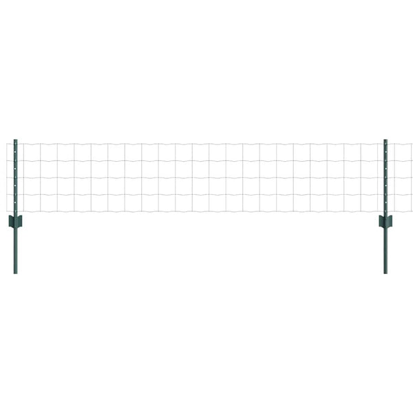 Euroaita with Post 10 x 0,4 m PVC-pinnoitettu teräs Vihreä