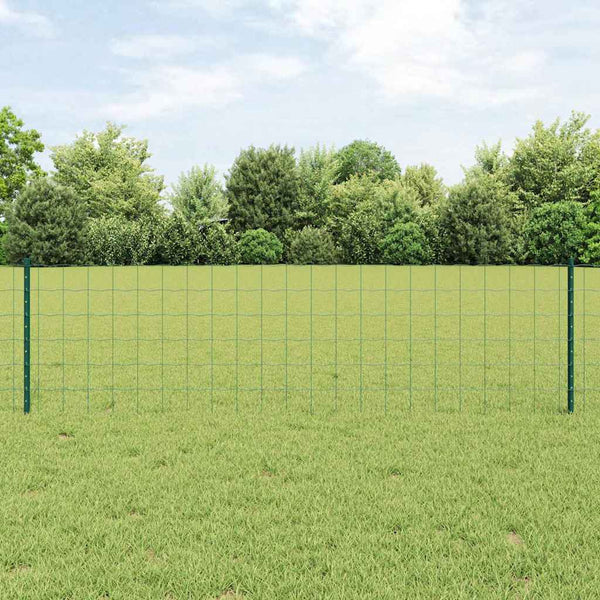 Euroaita with Post 10 x 0,6 m PVC-pinnoitettu teräs Vihreä