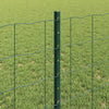 Euroaita with Post 10 x 0,8 m PVC-pinnoitettu teräs Vihreä