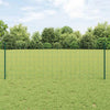 Euroaita with Post 10 x 0,8 m PVC-pinnoitettu teräs Vihreä