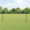 Euroaita with Post 10 x 1 m PVC-pinnoitettu teräs Vihreä Verkko