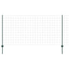Euroaita with Post 10 x 1,2 m PVC-pinnoitettu teräs Vihreä