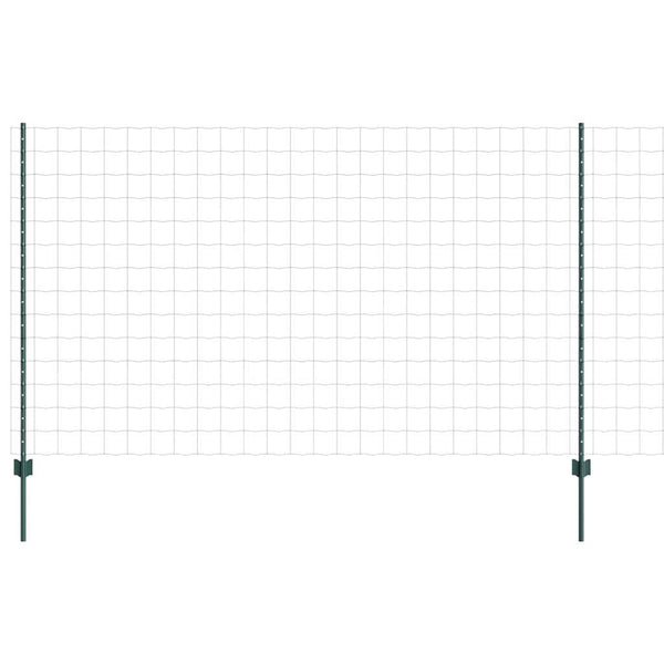 Euroaita with Post 10 x 1,4 m PVC-pinnoitettu teräs Vihreä