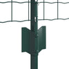 Euroaita with Post 25 x 0,8 m PVC-pinnoitettu teräs Vihreä