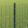 Euroaita with Post 25 x 0,8 m PVC-pinnoitettu teräs Vihreä
