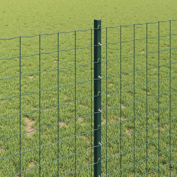 Euroaita with Post 25 x 1 m PVC-pinnoitettu teräs Vihreä Verkko