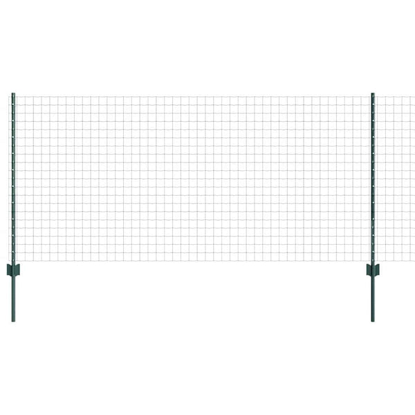 Euroaita with Post 25 x 1 m PVC-pinnoitettu teräs Vihreä Verkko