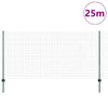 Euroaita with Post 25 x 1,2 m PVC-pinnoitettu teräs Vihreä