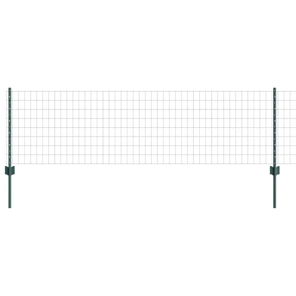 Euroaita with Post 25 x 0,6 m PVC-pinnoitettu teräs Vihreä