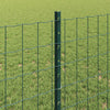 Euroaita with Post 25 x 0,8 m PVC-pinnoitettu teräs Vihreä