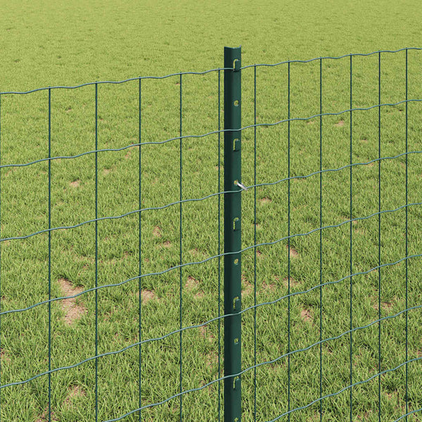 Euroaita with Post 25 x 1 m PVC-pinnoitettu teräs Vihreä Verkko