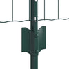 Euroaita with Post 25 x 0,8 m PVC-pinnoitettu teräs Vihreä