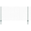Euroaita with Post 25 x 1,2 m PVC-pinnoitettu teräs Vihreä