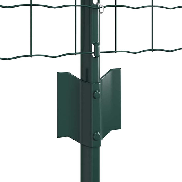 Euroaita with Post 25 x 0,6 m PVC-pinnoitettu teräs Vihreä