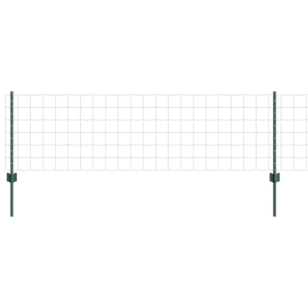 Euroaita with Post 25 x 0,6 m PVC-pinnoitettu teräs Vihreä